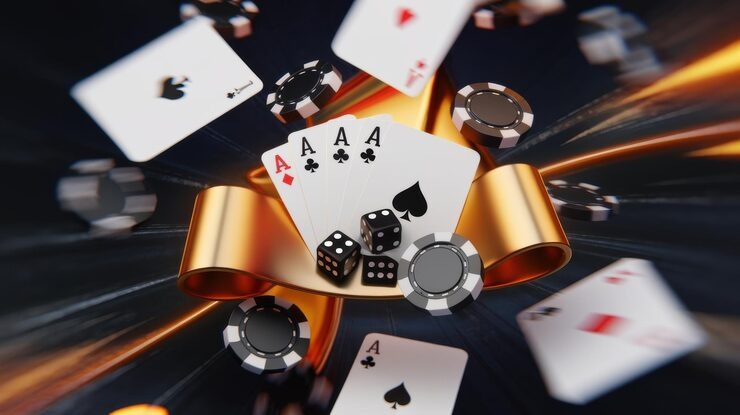 Live dealer at American Roulette table with betting terminal showing game information and player interface
